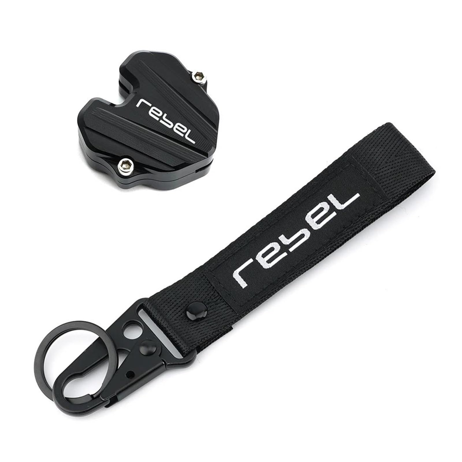 SchlüSselanhäNger Für H&ONDA Rebel Cm300 cm 300 Motorrad Schlüsselanhänger Schlüssel Abdeckung Shell Fall Kappe(Black2) von CHANGBOY