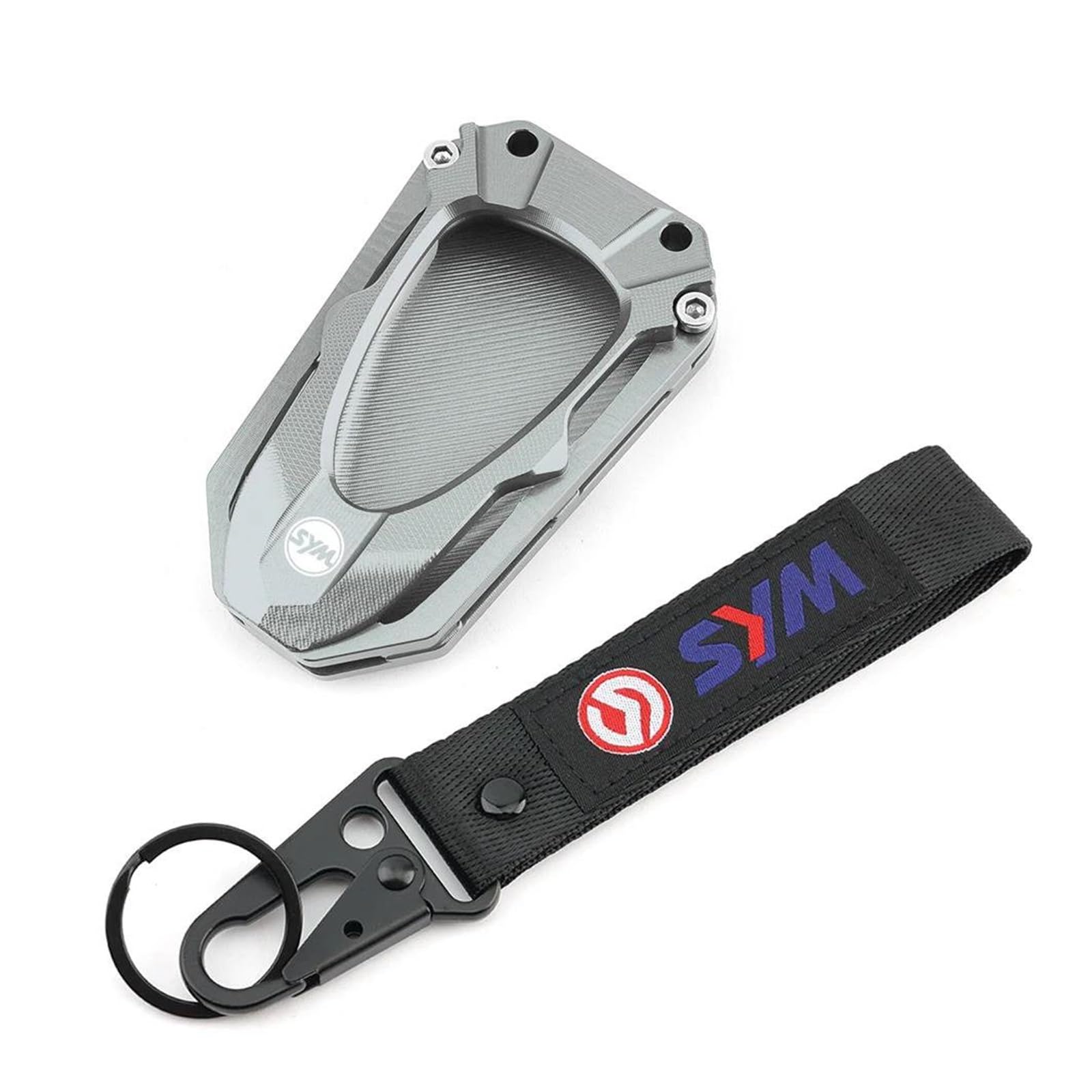 SchlüSselanhäNger Für SYM Jet X Jetx 125 150 X125 X150 Motorrad Schlüssel Fall Schutzhülle Abdeckung Schlüsselbund Schlüsselbund(Titanium2) von CHANGBOY
