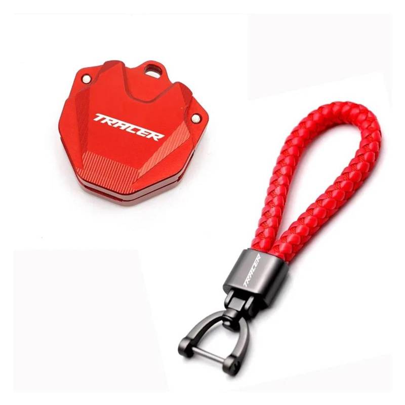 SchlüSselanhäNger Für YAM&AHA Tracer 7 9 900 700 GT MT07 MT09 2013-2022 2023 Motorrad Schlüssel Abdeckung Kappe Schlüssel Fall Shell(Red2) von CHANGBOY