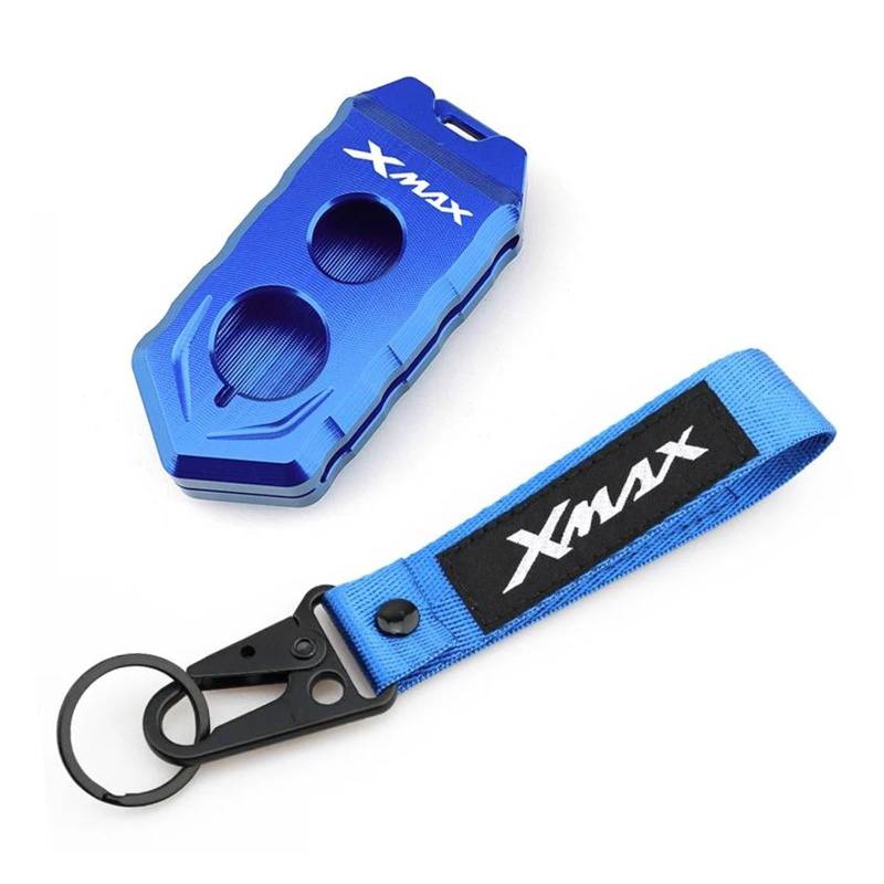 SchlüSselanhäNger Für YAM&AHA Xmax 300 125 250 400 2017-2020 Motorrad Schlüssel Abdeckung Shell Fall XMAX250 XMAX300 XMAX125 Schlüsselbund Schlüsselbund(Blue2) von CHANGBOY