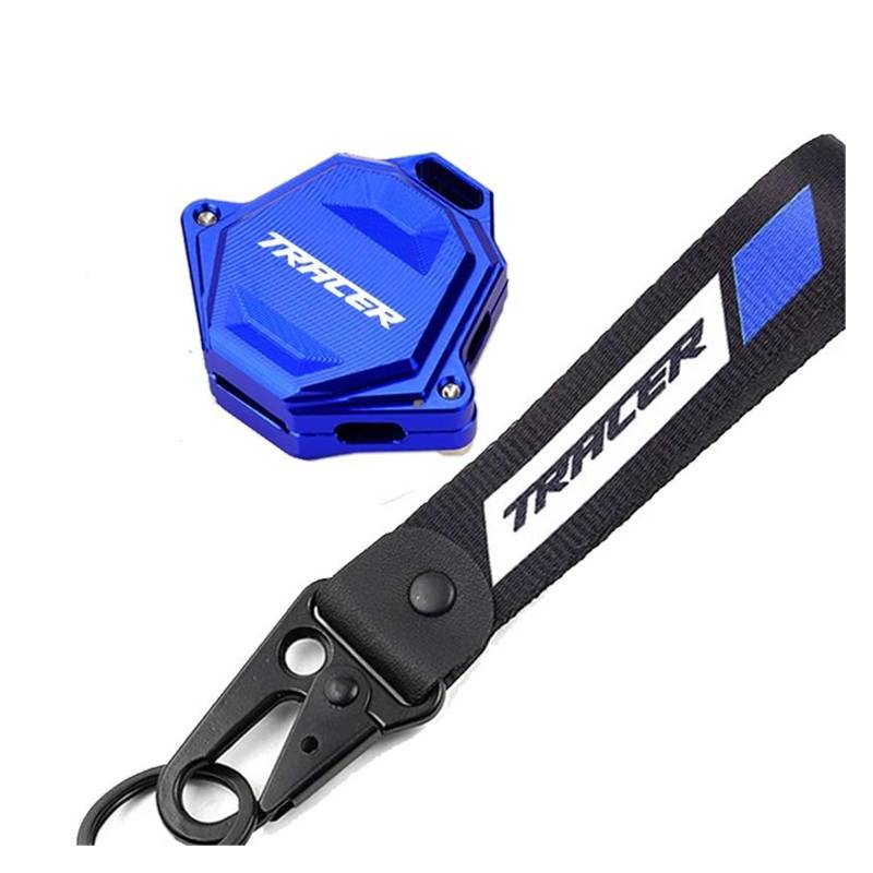 SchlüSselanhäNger Motorrad Schlüsselanhänger Schlüsselanhänger Schlüsseletui Abdeckung Für YAM&AHA Tracer 7 9 900 700 / GT MT07 MT09(Blue3) von CHANGBOY