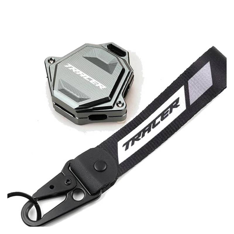 SchlüSselanhäNger Motorrad Schlüsselanhänger Schlüsselanhänger Schlüsseletui Abdeckung Für YAM&AHA Tracer 7 9 900 700 / GT MT07 MT09(Gray3) von CHANGBOY