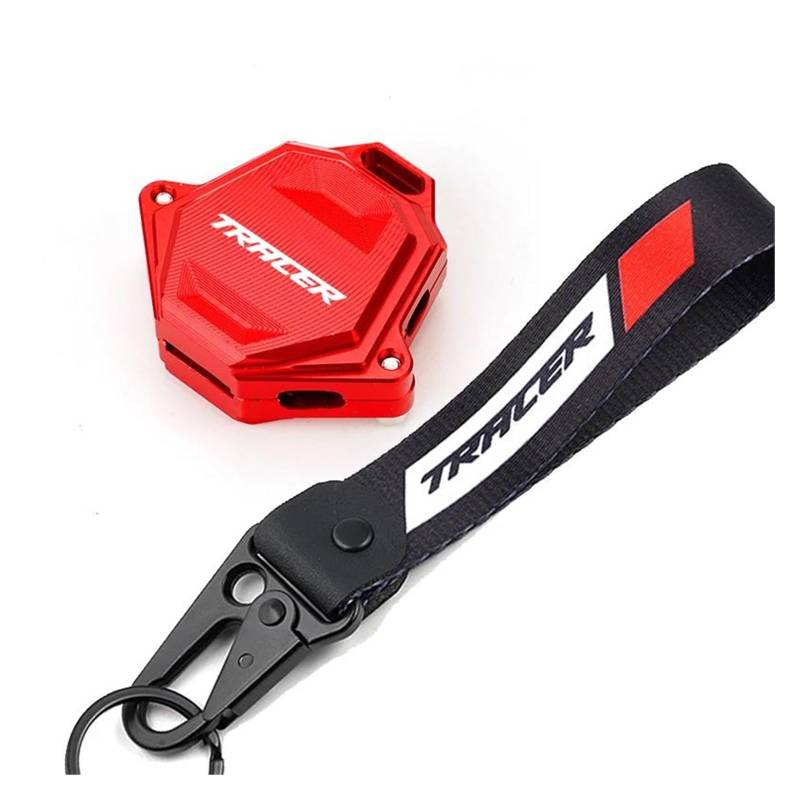 SchlüSselanhäNger Motorrad Schlüsselanhänger Schlüsselanhänger Schlüsseletui Abdeckung Für YAM&AHA Tracer 7 9 900 700 / GT MT07 MT09(Red3) von CHANGBOY
