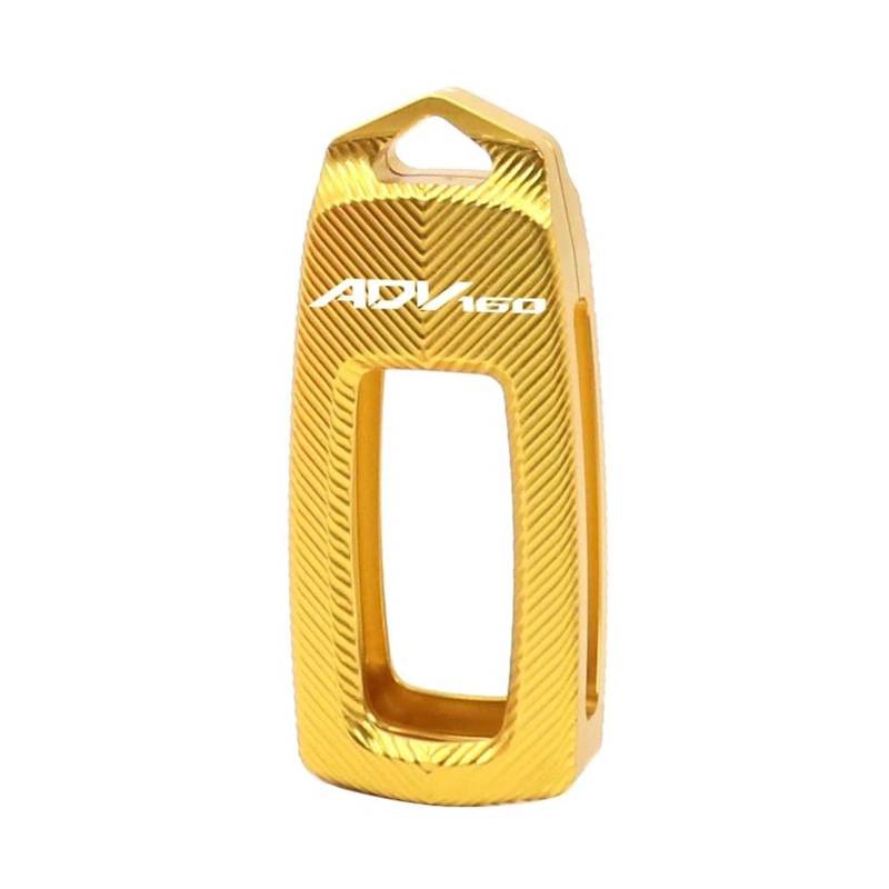 SchlüSselanhäNger Schlüsselanhänger Schlüsseltasche Abdeckung Für H&ONDA ADV160 NSS350 VARIO160 VARIO ADV 160 NSS FORZA 350(Gold) von CHANGBOY
