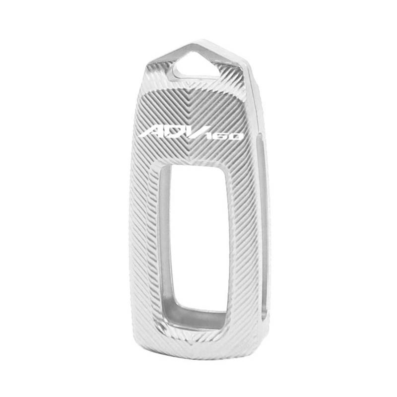 SchlüSselanhäNger Schlüsselanhänger Schlüsseltasche Abdeckung Für H&ONDA ADV160 NSS350 VARIO160 Vario ADV 160 NSS Forza 350(Silver) von CHANGBOY