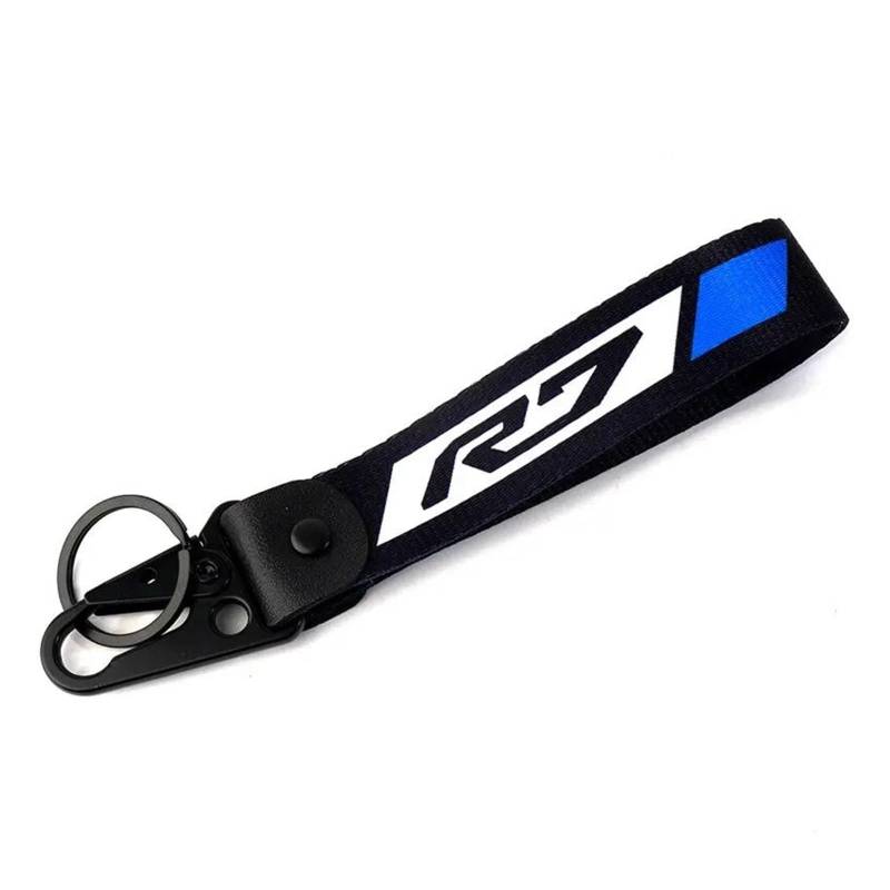 SchlüSselanhäNger Schlüsselgehäuse Schlüsseletui Abdeckung Schlüsselanhänger Schlüsselanhänger Für YAM&AHA YZF R6 R3 R1 R7 YZFR6 YZFR3 YZFR1 YZFR7(Blue) von CHANGBOY
