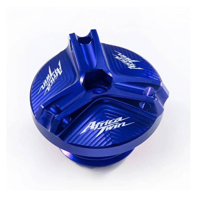 Tankdeckel Für H&ONDA Afrika Twin CRF 1100 1000 L CRF1100L CRF1000L Motor Öl Kappe Bolzen Kappe(Blue) von CHANGBOY