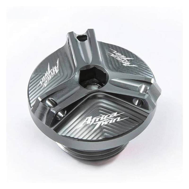 Tankdeckel Für H&ONDA Afrika Twin CRF 1100 1000 L CRF1100L CRF1000L Motor Öl Kappe Bolzen Kappe(Gray) von CHANGBOY