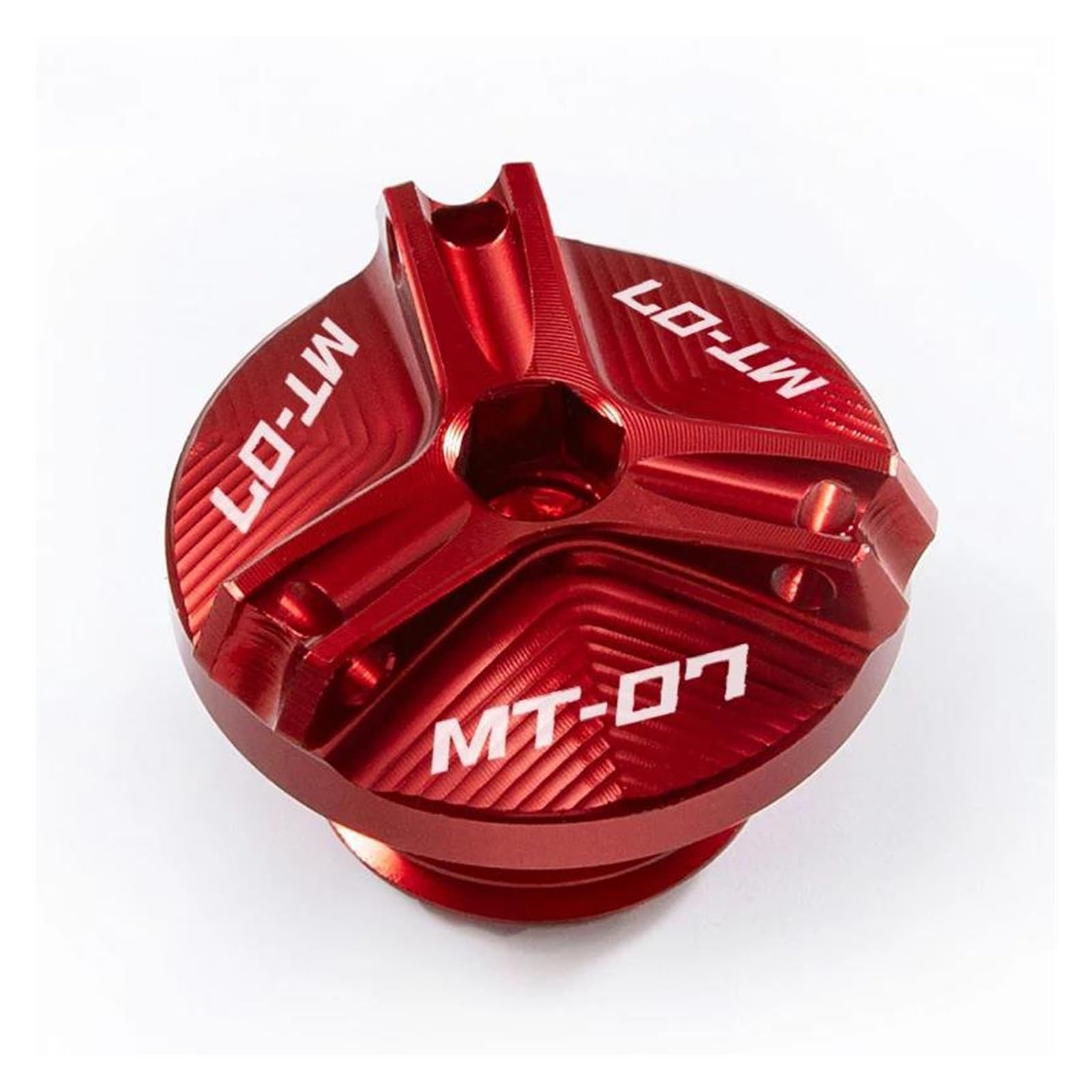 Tankdeckel Für YAM&AHA MT07 MT-07 FZ07 MT 07 2014-2025 Motoröl-Einfülldeckel(Red) von CHANGBOY