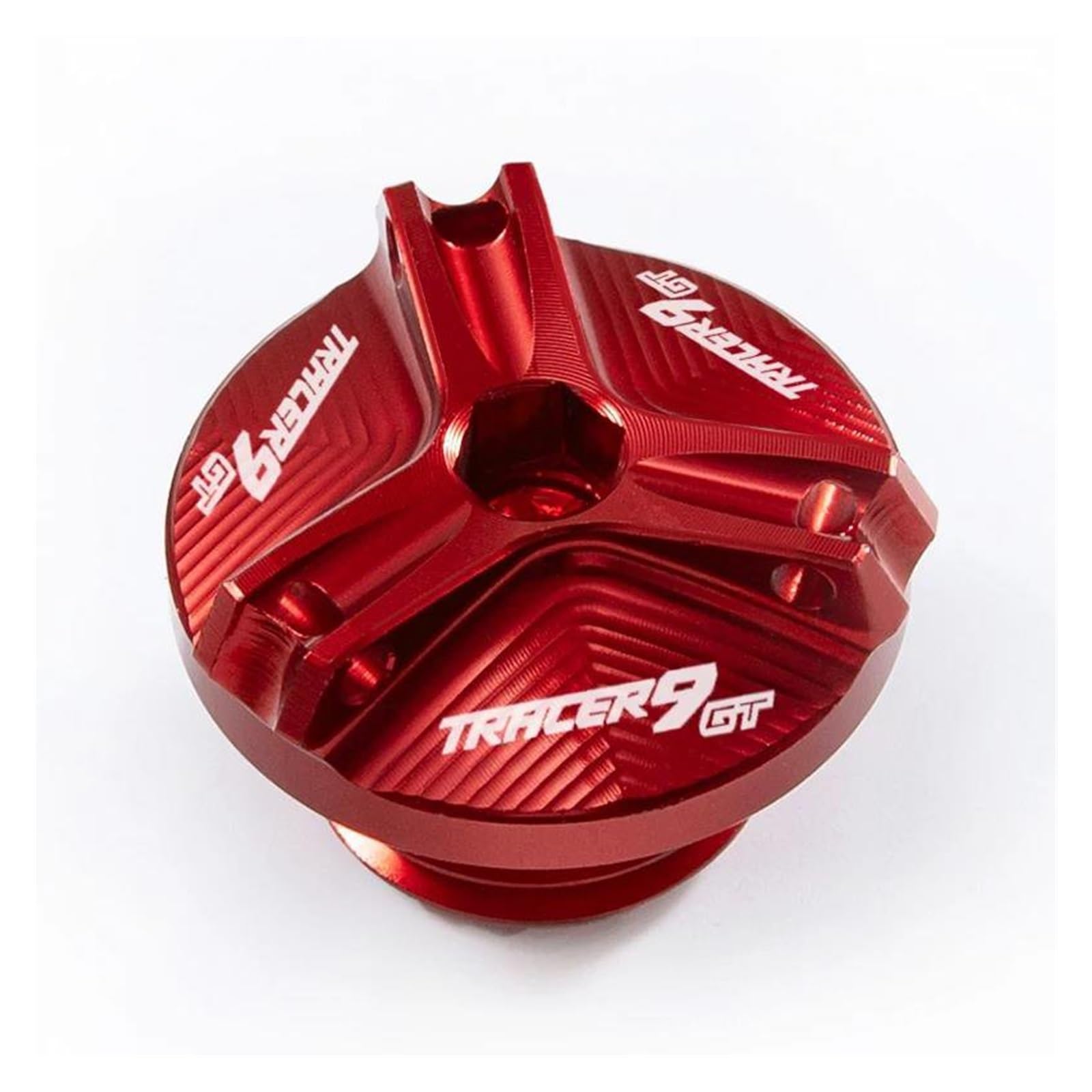Tankdeckel Für YAM&AHA Tracer 9 GT Tracer 9GT Tracer 9gt 2021-2023 Motoröl Kappe Bolzen Öl Füllstoff Kappe(Red) von CHANGBOY