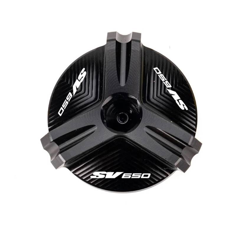 Tankdeckel Öleinfülldeckel Für Suzuki SV650 SV650X SV 650 X/S/A SV650A SV650S(Black) von CHANGBOY