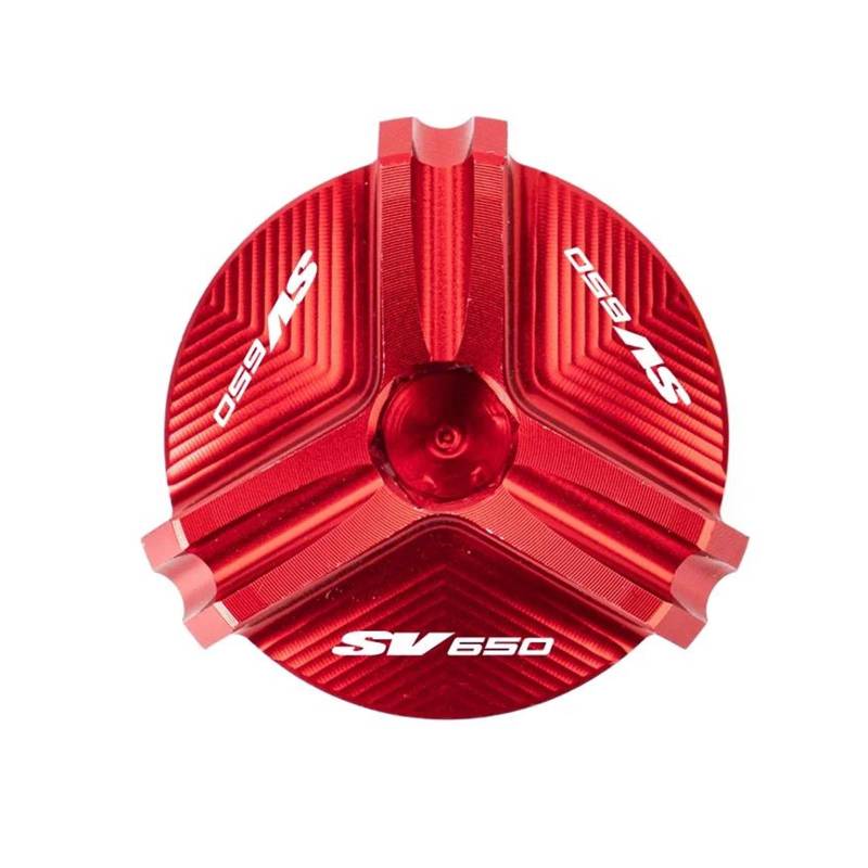 Tankdeckel Öleinfülldeckel Für Suzuki SV650 SV650X SV 650 X/S/A SV650A SV650S(Red) von CHANGBOY