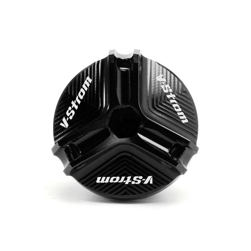 Tankdeckel Öleinfülldeckel Für Suzuki VSTROM 650 1000 1050 1050XT V-Strom 250 DL250 DL650 DL1000(Black) von CHANGBOY