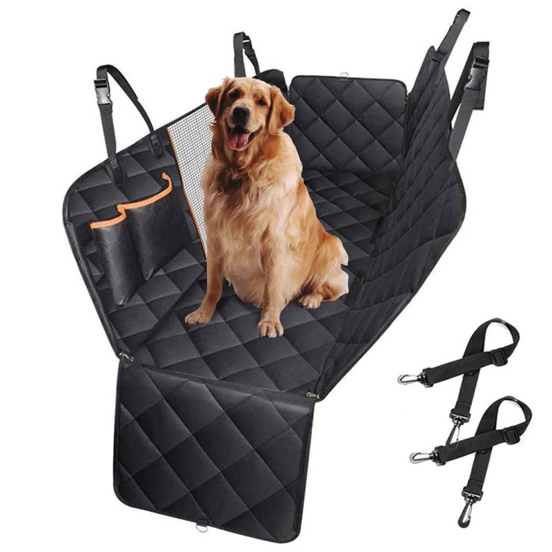 CHANGNIANFA Autoschondecke Hund Rücksitz für Mercedes Benz C-Klasse T-Modell S206 I 2021-2024, mit Seitenschutz und Sichtfenster Auto Hundedecke Rücksitz Kratzfeste Wasserabweisende,B von CHANGNIANFA