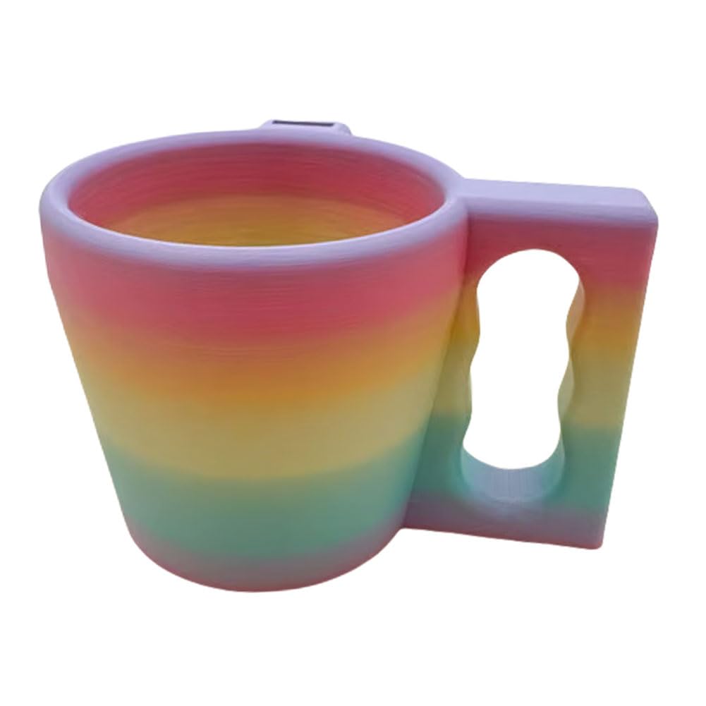 CHANGYUE Ice Cream Pint Halter Isolierter Becherhalter mit Löffelhalter (Multicolor) von CHANGYUE