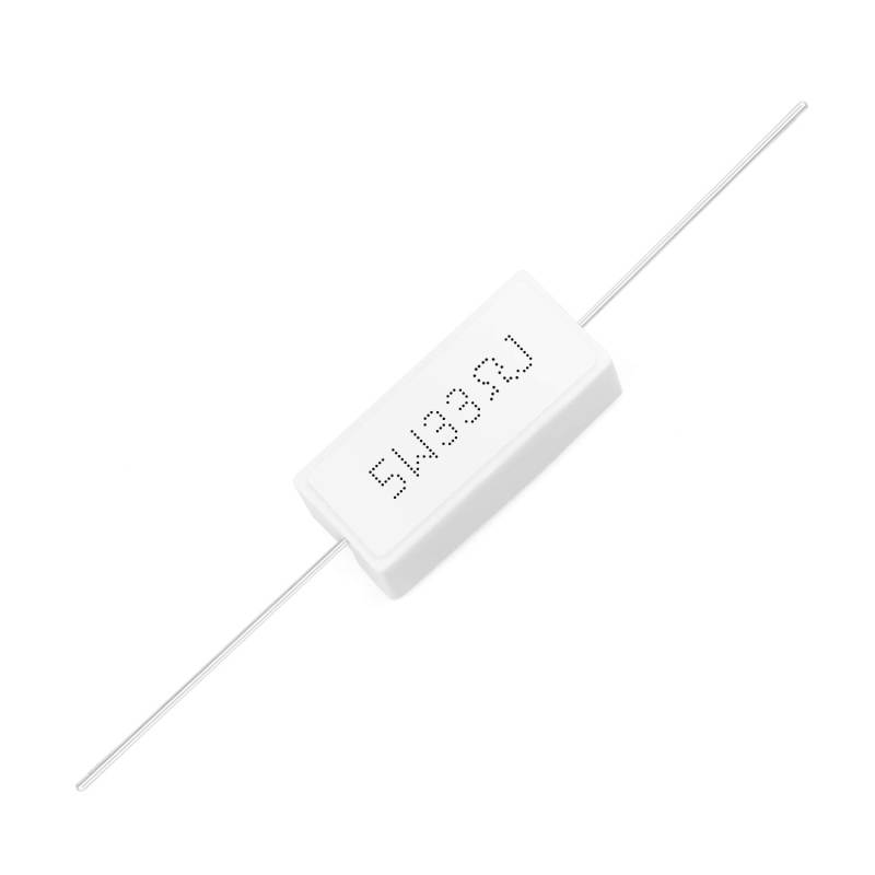 Chanzon 10 Stück 5W Zementwiderstand 33 Ω Ohm ±5% Toleranz Drahtgewickelte Induktion 33R von CHANZON