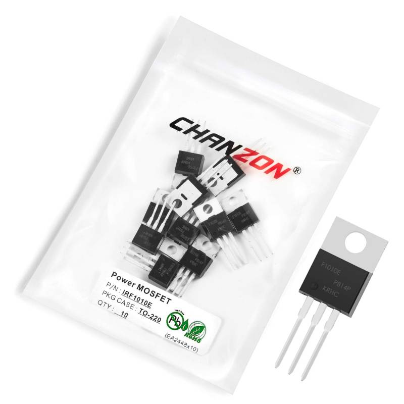 Chanzon 10 Stück IRF1010E TO-220 Power Sic MOSFET IRF1010EPBF 84A Transistor von CHANZON
