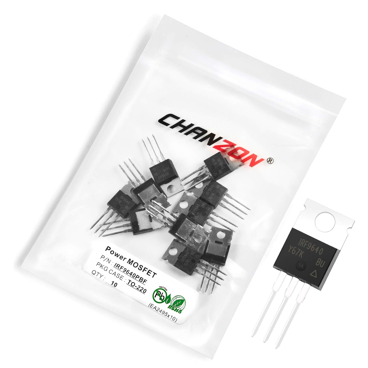 Chanzon 10 Stück IRF9640PBF TO-220 Power Sic MOSFET -11A Transistor Chanzon 10 Stück IRF9640PBF TO-220 Power Sic MOSFET -11A Transistor von CHANZON