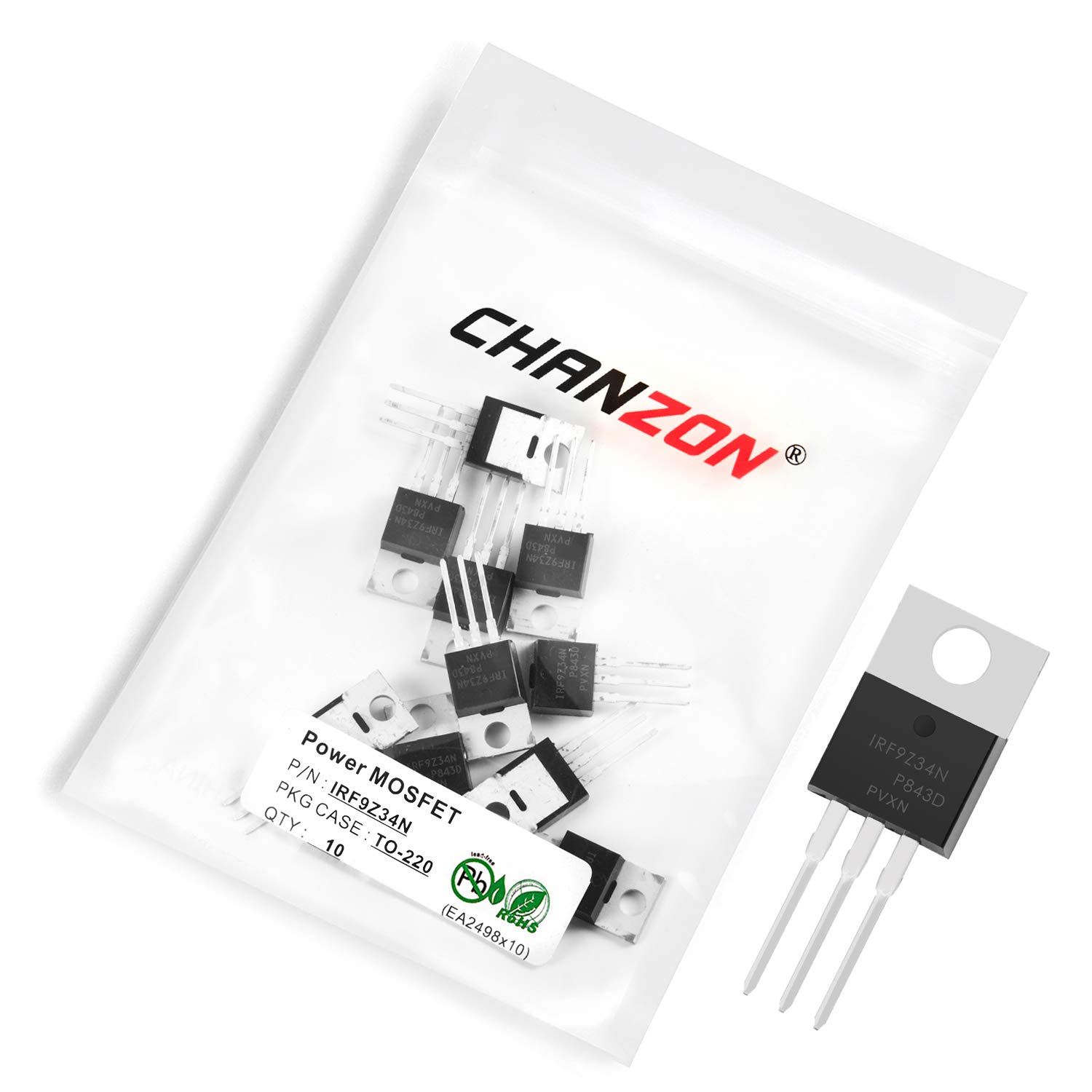 Chanzon 10 Stück IRF9Z34N TO-220 Power Sic MOSFET -19A Transistor Chanzon 10 Stück IRF9Z34N TO-220 Power Sic MOSFET -19A Transistor von CHANZON
