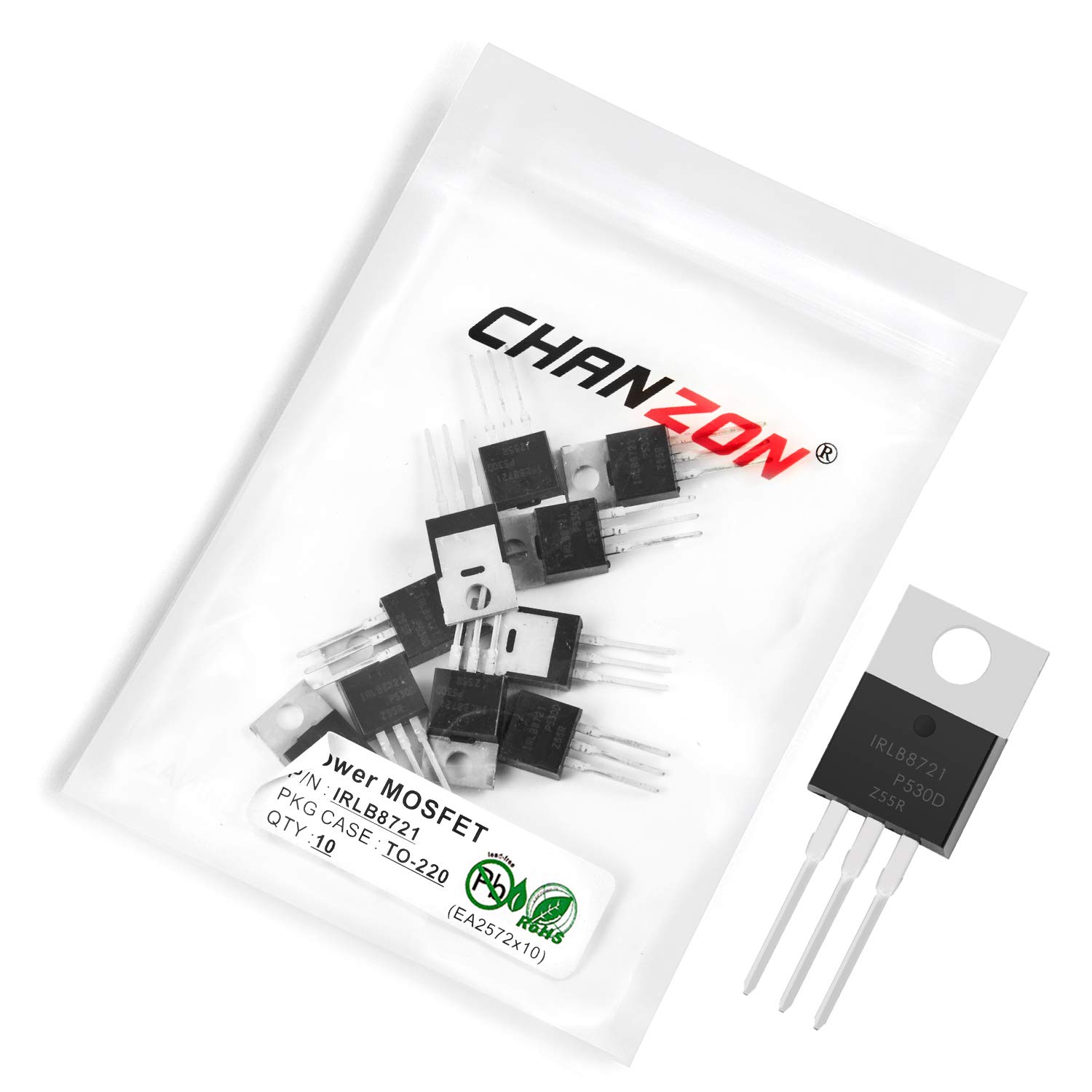 Chanzon 10 Stück IRLB8721 TO-220 Power Sic MOSFET Transistor IRLB8721PBF 62A Mosfets Transistor Chanzon 10 Stück IRLB8721 TO-220 Power Sic MOSFET Transistor IRLB8721PBF 62A Mosfets Transistor von CHANZON