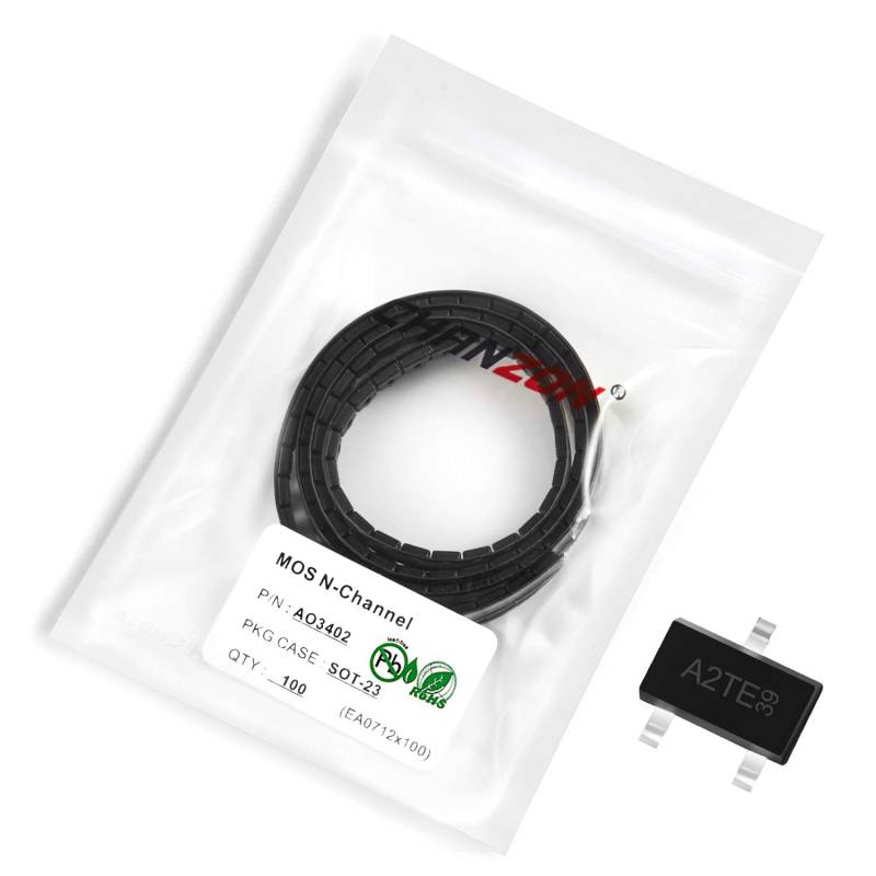 Chanzon 100pcs AO3402 SOT-23 Sic Mosfet MOS N-Kanal Transistor n-fet 4A SMD von CHANZON