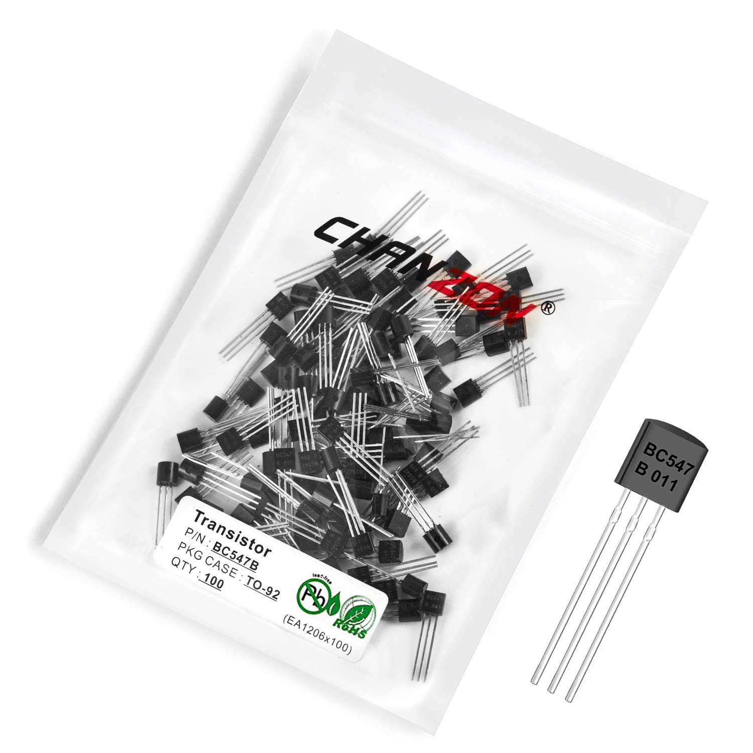 Chanzon 100pcs BC547B TO-92 NPN Transistor 0.1A bc547 Transistor Chanzon 100pcs BC547B TO-92 NPN Transistor 0.1A bc547 Transistor von CHANZON
