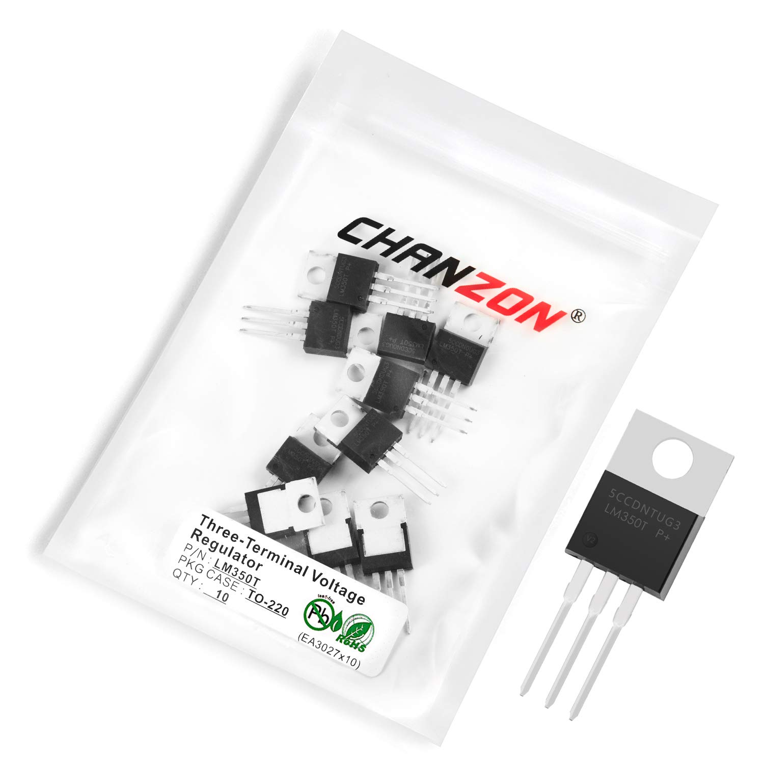Chanzon 10pcs LM350T TO-220 Spannungsregler-Transistor mit drei Anschlüssen Chanzon 10pcs LM350T TO-220 Spannungsregler-Transistor mit drei Anschlüssen von CHANZON