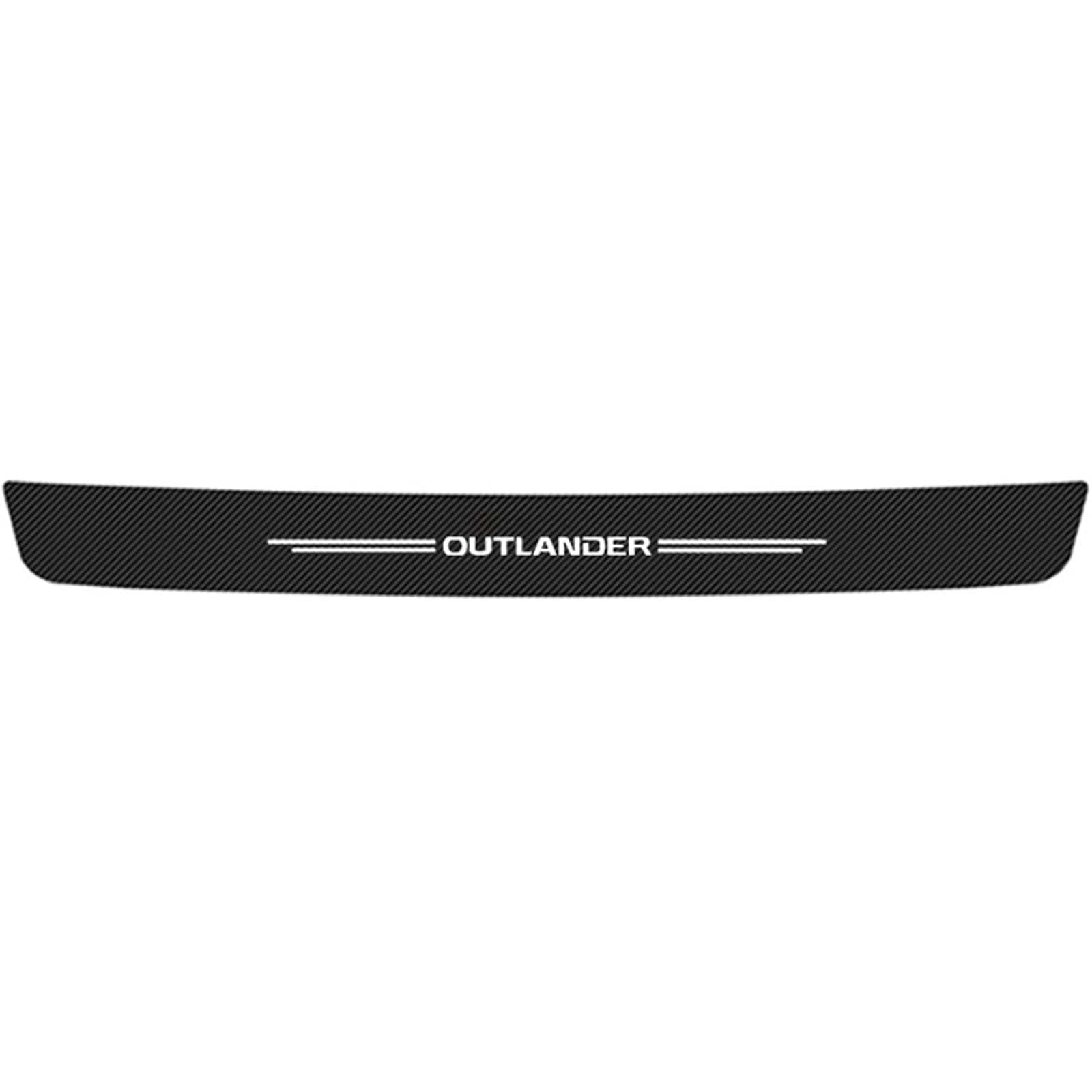 Auto Ladekantenschutz für Mitsubishi Outlander 2007-2021, Kohlefaser Stoßstangenschutz Anti-Kratz Lackschutzfolie Heckstoßstangenschutz Aufkleber Auto Ladekantenschutz für Mitsubishi Outlander 2007-2021, Kohlefaser Stoßstangenschutz Anti-Kratz Lackschutzfolie Heckstoßstangenschutz Aufkleber von CHAOWEIFB