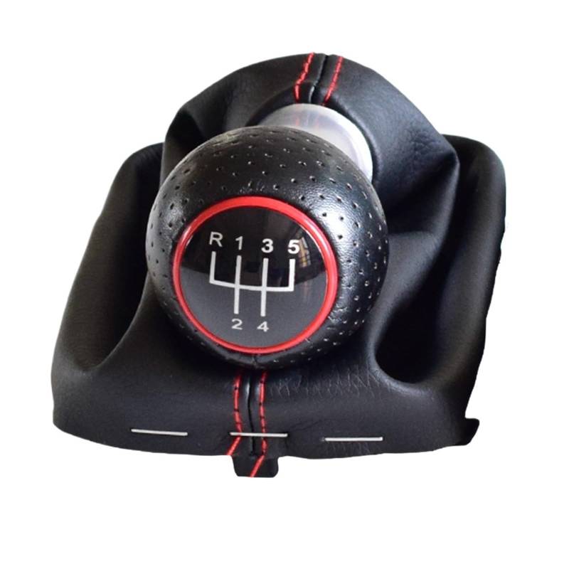 CHEFRU Auto Schalthebel Kopf Kompatibel Mit A3 Für S3 2001 2002 2003 Auto-Schaltknauf 5 Gang 6 Gang 12 Mm Mit Gaitor-Auto-Styling(2,5speed) von CHEFRU