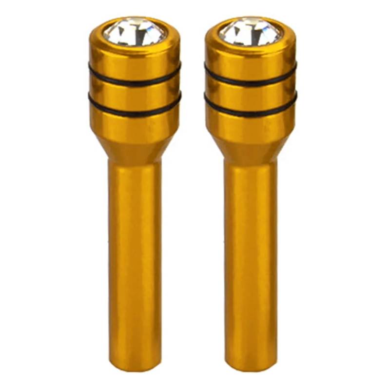 CHEFRU Autoteile Kompatibel Mit 2 Stück Autotürverriegelungsstifte Türverriegelungsstifte Türverriegelungsstifte Türverriegelungsstifte(Yellow) von CHEFRU