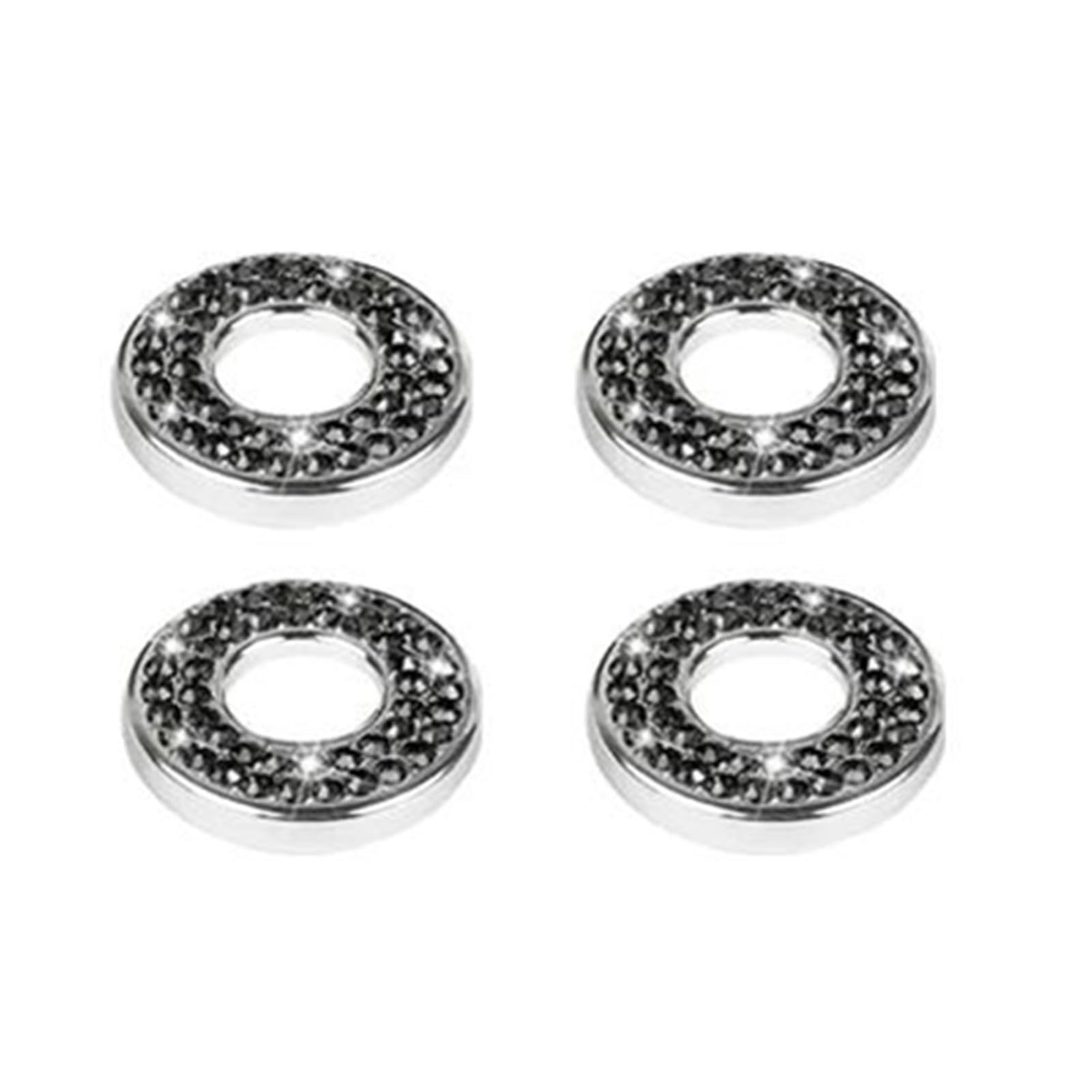CHEFRU Autoteile Kompatibel Mit Benz Für E C GLC-Klasse Hebebolzen Sparkle Zugstange Bling Autotürverriegelungsstift Ringabdeckung Dekorationszubehör(2) von CHEFRU