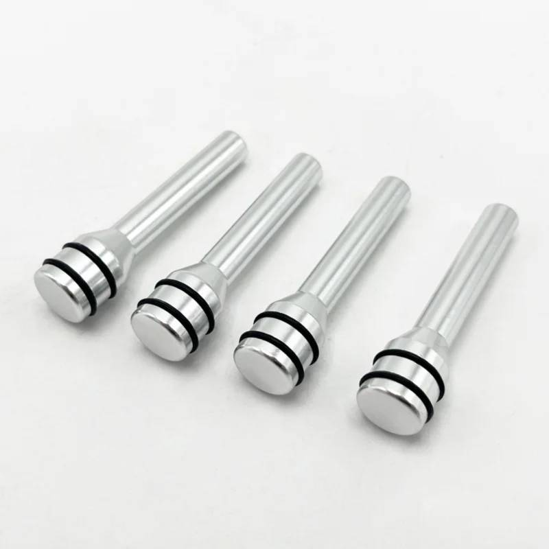 CHEFRU Autoteile Kompatibel Mit Chevrolet, 4 Stück, Auto-Modifikation, Türverriegelungsstift, Türverriegelungsstifte, Türverriegelungsstange, 49 Mm Knopfzug(Silver) von CHEFRU