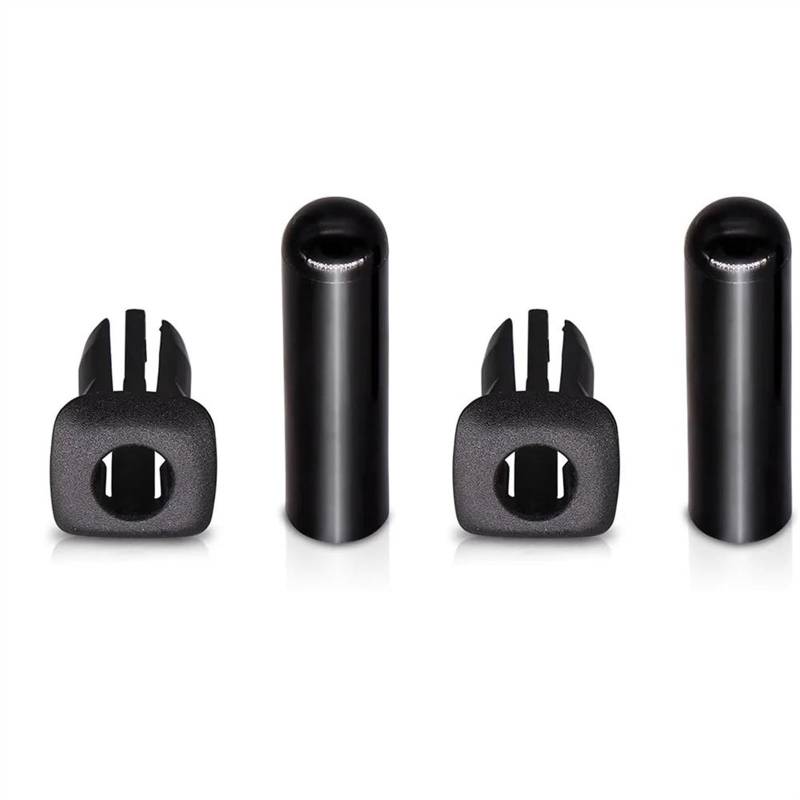 CHEFRU Autoteile Kompatibel Mit Für 5er F10 F18 E39 X5 E53 520 525 523 528 530 X3 X4 F25 4 Stück Auto-Hintertürschloss-Stiftknopfkappe Türschlossbolzenstiftknopfstab(Set) von CHEFRU