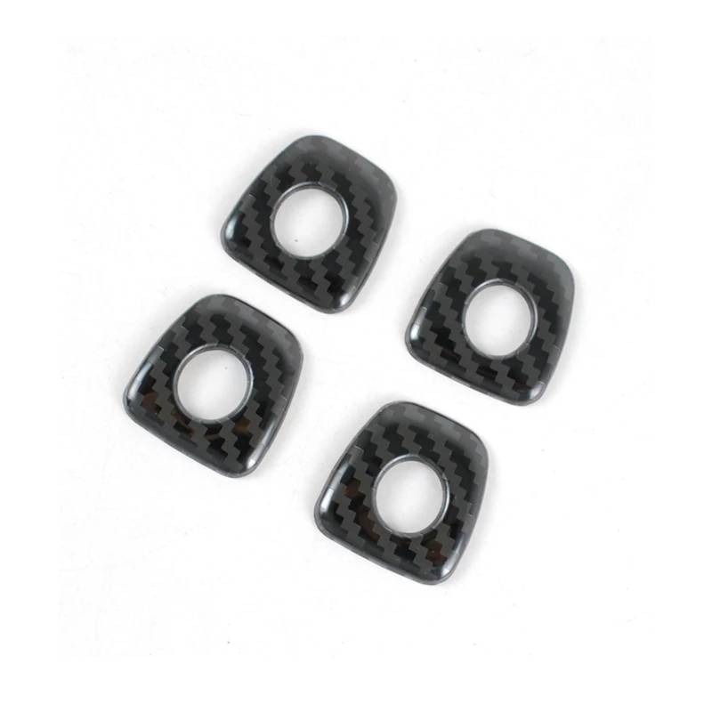 CHEFRU Autoteile Kompatibel Mit Für X6 E71 2009 2010 2011 2012 2013 2014 Auto-Innentüren Riegelheber-Stiftrahmen Innenbolzen-Abdeckungsverkleidung(Carbon Fiber) von CHEFRU