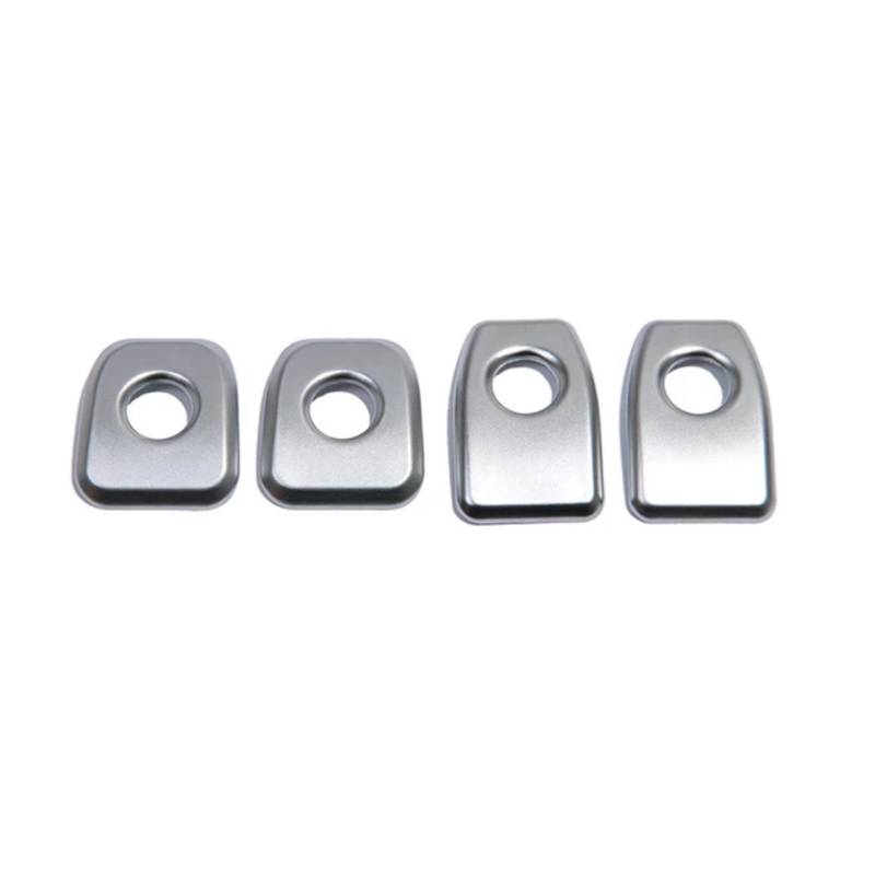 CHEFRU Autoteile Kompatibel Mit Für X6 F16 2015 2016 2017 2018 4 Stück Auto-Carbonfaser-Innenzubehör Türverriegelungsknopf Pin-Abdeckungstaste(Silver) von CHEFRU