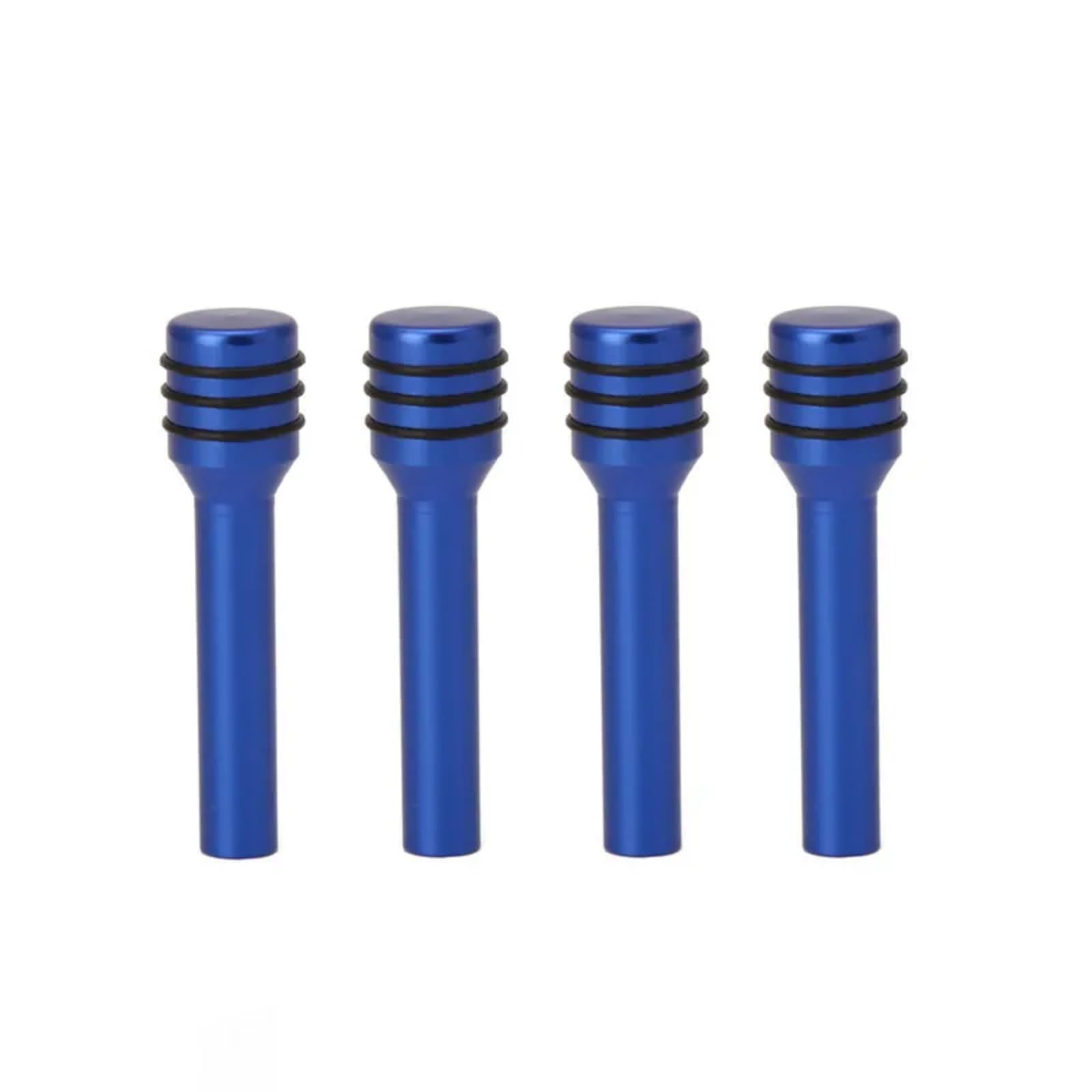 CHEFRU Autoteile Kompatibel Mit Jeep Für Wrangler JK 4 Stück Auto-Innenzubehör Türverriegelungsstifte Türverriegelungsbolzen Pin Knob Stick(Blue) von CHEFRU