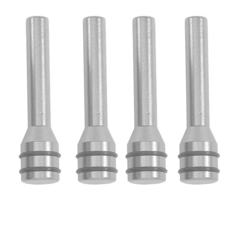 CHEFRU Autoteile Kompatibel Mit Vw Für Tiguan Für Golf MK6 Für GTI Türverriegelungsstange Türverriegelungsstifte Verriegelungsstift Schraube Knopf Ersatzteile(Silver) von CHEFRU