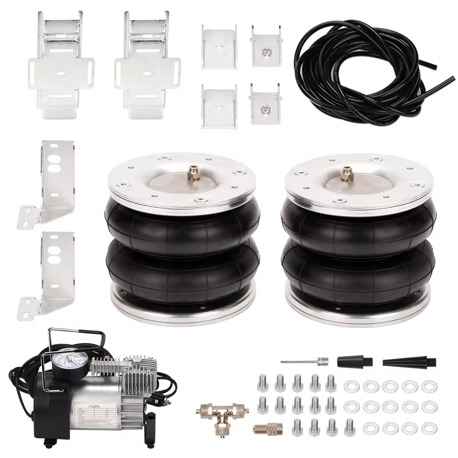 CHEFRU Hintere Luftfedertasche Kompatibel Mit Benz Für Sprinter 2006–2022, 2WD-Auto, Einzel-Hinterrad, Luftfederbalg-Kompressor-Kit, Luftfederungsfedertaschen CHEFRU Hintere Luftfedertasche Kompatibel Mit Benz Für Sprinter 2006–2022, 2WD-Auto, Einzel-Hinterrad, Luftfederbalg-Kompressor-Kit, Luftfederungsfedertaschen von CHEFRU