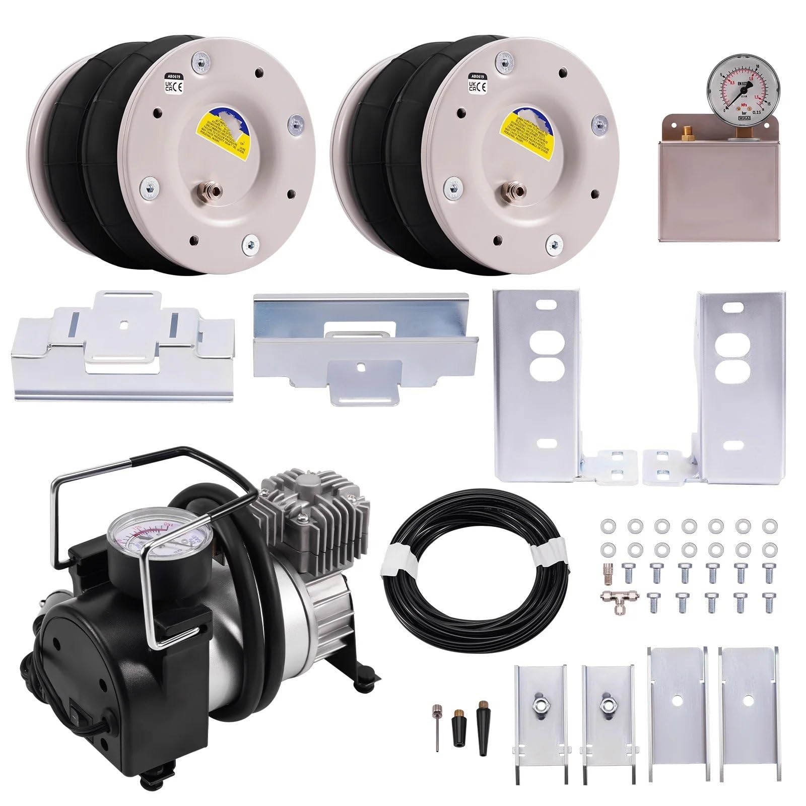 CHEFRU Hintere Luftfedertasche Kompatibel Mit Benz Für Sprinter 2WD 2006–2020 Luftfederung Mit Kompressor-Luftfedertasche, Luftfederbein, Stoßdämpfer CHEFRU Hintere Luftfedertasche Kompatibel Mit Benz Für Sprinter 2WD 2006–2020 Luftfederung Mit Kompressor-Luftfedertasche, Luftfederbein, Stoßdämpfer von CHEFRU