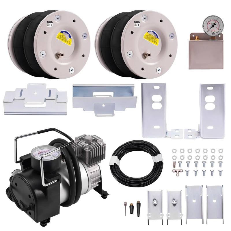CHEFRU Hintere Luftfedertasche Kompatibel Mit Benz Für Sprinter 2WD 2006–2020 Luftfederung Mit Kompressor-Luftfedertasche, Luftfederbein, Stoßdämpfer von CHEFRU