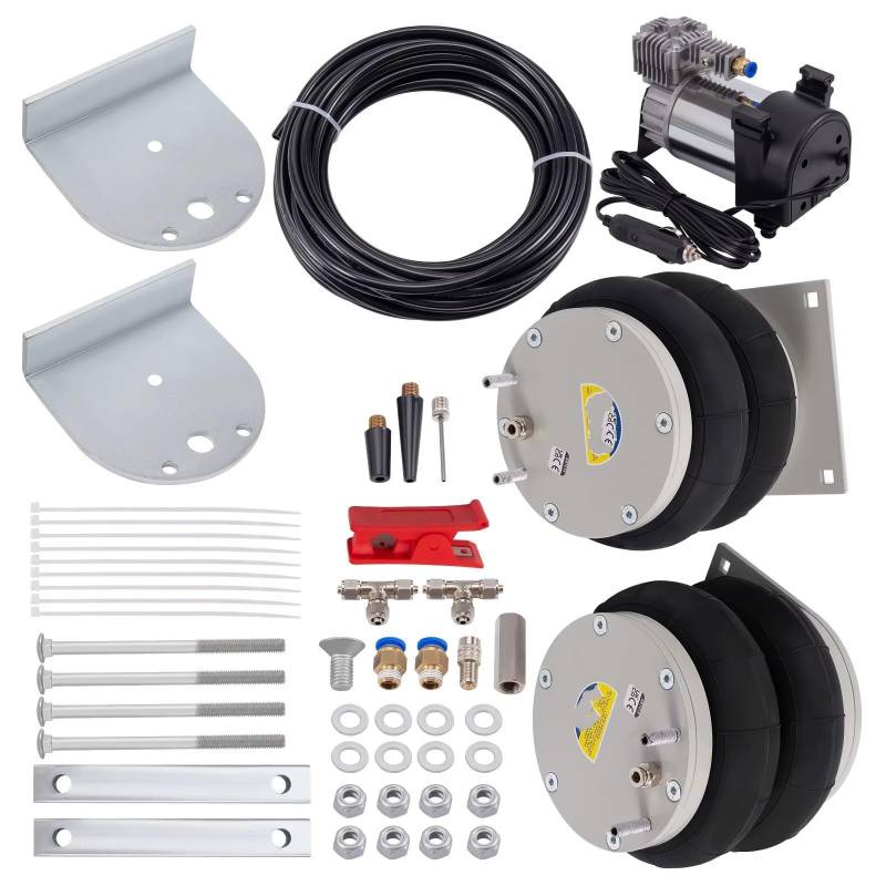 CHEFRU Hintere Luftfedertasche Kompatibel Mit Nissan Für NV400 X62 FWD 2010–2024 Luftfederung Spring Bag Kit Mit Kompressor Luftfederbein Stoßdämpfer von CHEFRU