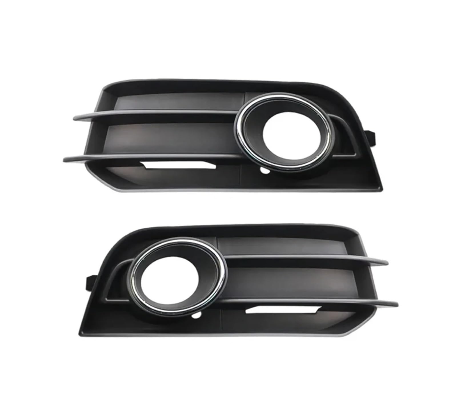 CHEFRU Kompatibel Mit A1 2012 2013 2014 2015 Mit Loch-Ersatz-Frontstoßstangengrill, Fahrlampenabdeckung, Nebelscheinwerferrahmen, Nebelscheinwerfer stoßstange Grill(2PCS Left and Right) von CHEFRU