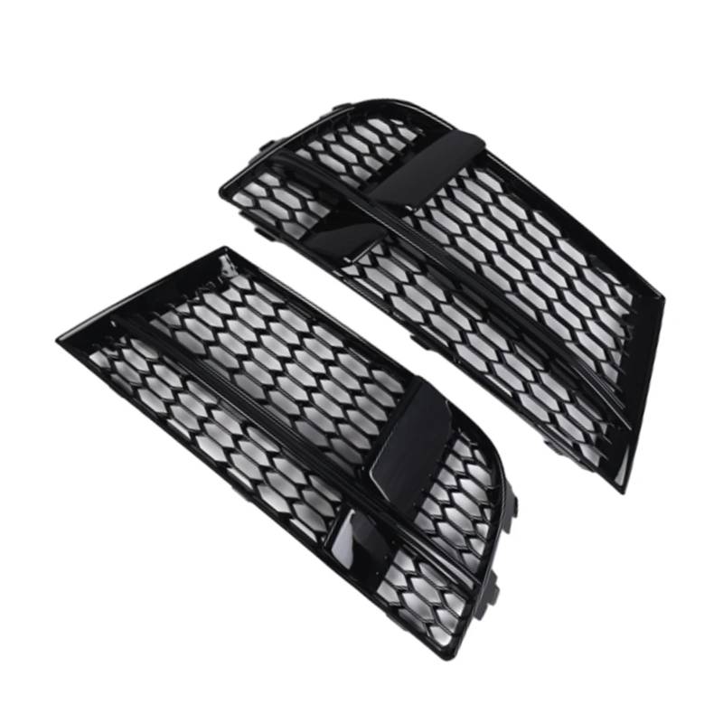 CHEFRU Kompatibel Mit A3 Convertible 2016 2017 2018 2019 2020 1 Paar Frontstoßstange Nebelscheinwerfer Lampengitterabdeckung 8V3807682Q stoßstange Grill von CHEFRU