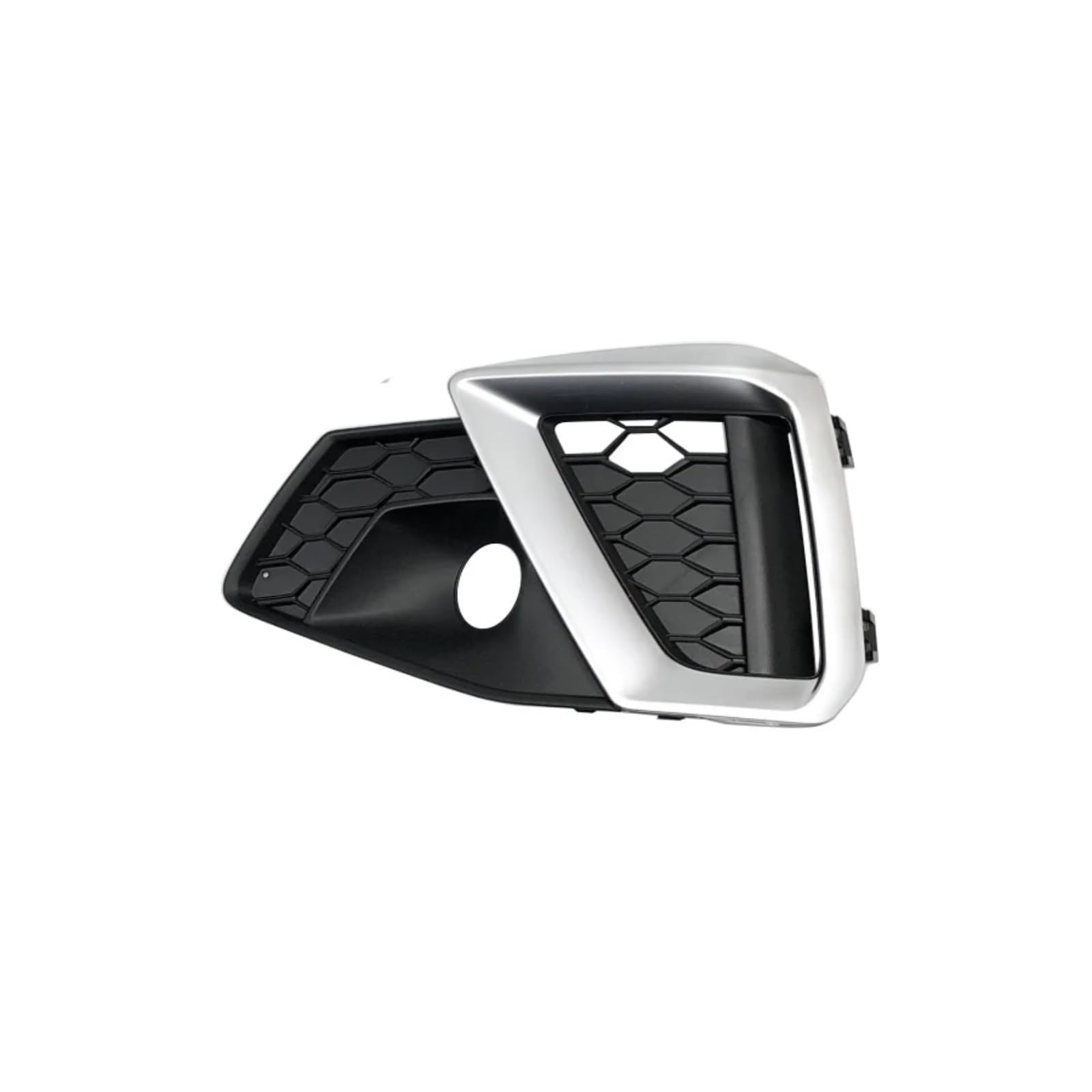 CHEFRU Kompatibel Mit A4 A4l Version 2020 2021 2022 1 Paar Auto-Frontstoßstange Nebelscheinwerfer Abdeckrahmen Nebel Lampengitter stoßstange Grill(1PCS Left) von CHEFRU