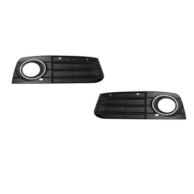 CHEFRU Kompatibel Mit A4 B8 A4L 2009 2010 2011 2012 1 Paar Nebelscheinwerferrahmen Lampenverkleidung Grillabdeckung Kühlergrillabdeckung 8KD807682 stoßstange Grill von CHEFRU