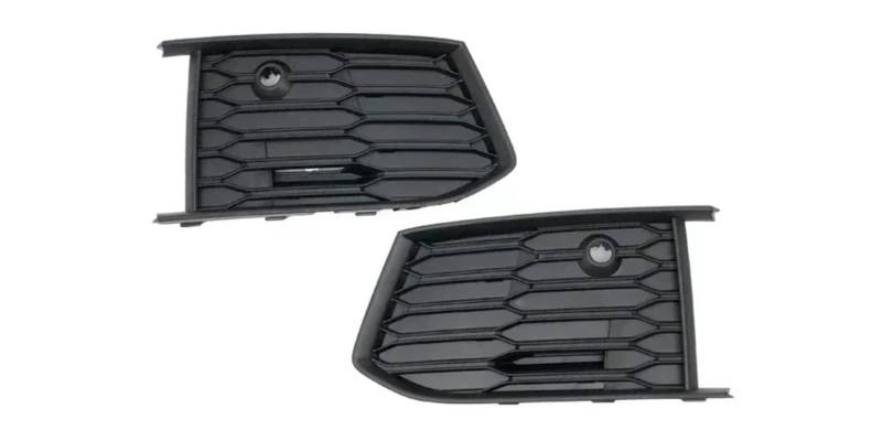 CHEFRU Kompatibel Mit A6 A6l Sports 2019 2020 2021 2022. Auto-Frontstoßstange, Nebelscheinwerfer, Rahmen, Nebel, Lampe, Kühlergrill stoßstange Grill(2PCS Left and Right) von CHEFRU