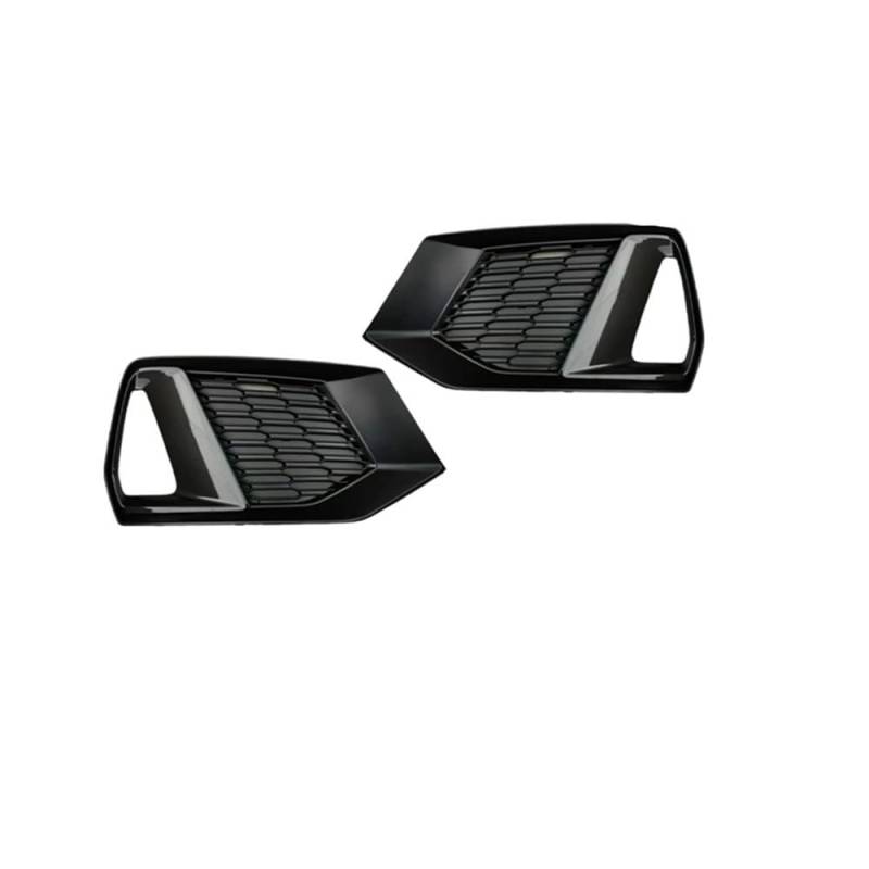 CHEFRU Kompatibel Mit A7 S7 2019 2020 2021 2022 2023, 1 Paar Frontstoßstange, Nebelscheinwerfer, Rahmen, Gitter, Netzabdeckung, Autozubehör stoßstange Grill(Left and Right) von CHEFRU