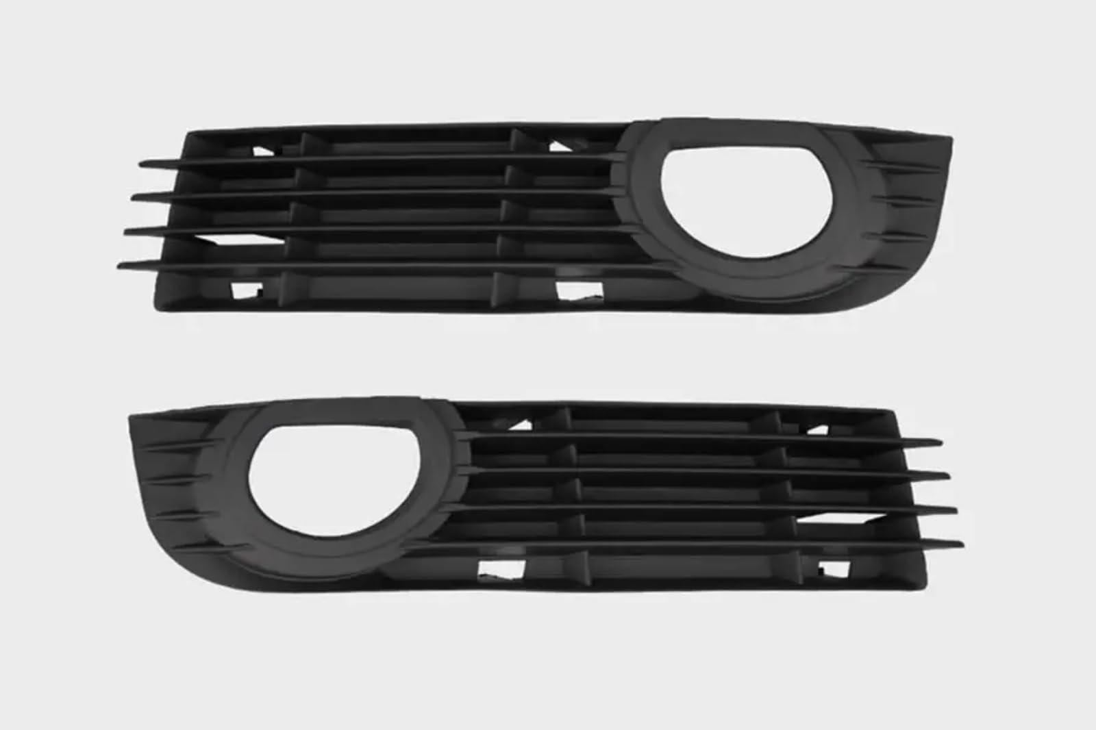 CHEFRU Kompatibel Mit A8 D3 2004 2005 2006 2007 Autozubehör Frontstoßstangengrill Fahrlampenabdeckung Nebelscheinwerferrahmen Nebellampengehäuse stoßstange Grill(2PCS Left and Right) von CHEFRU