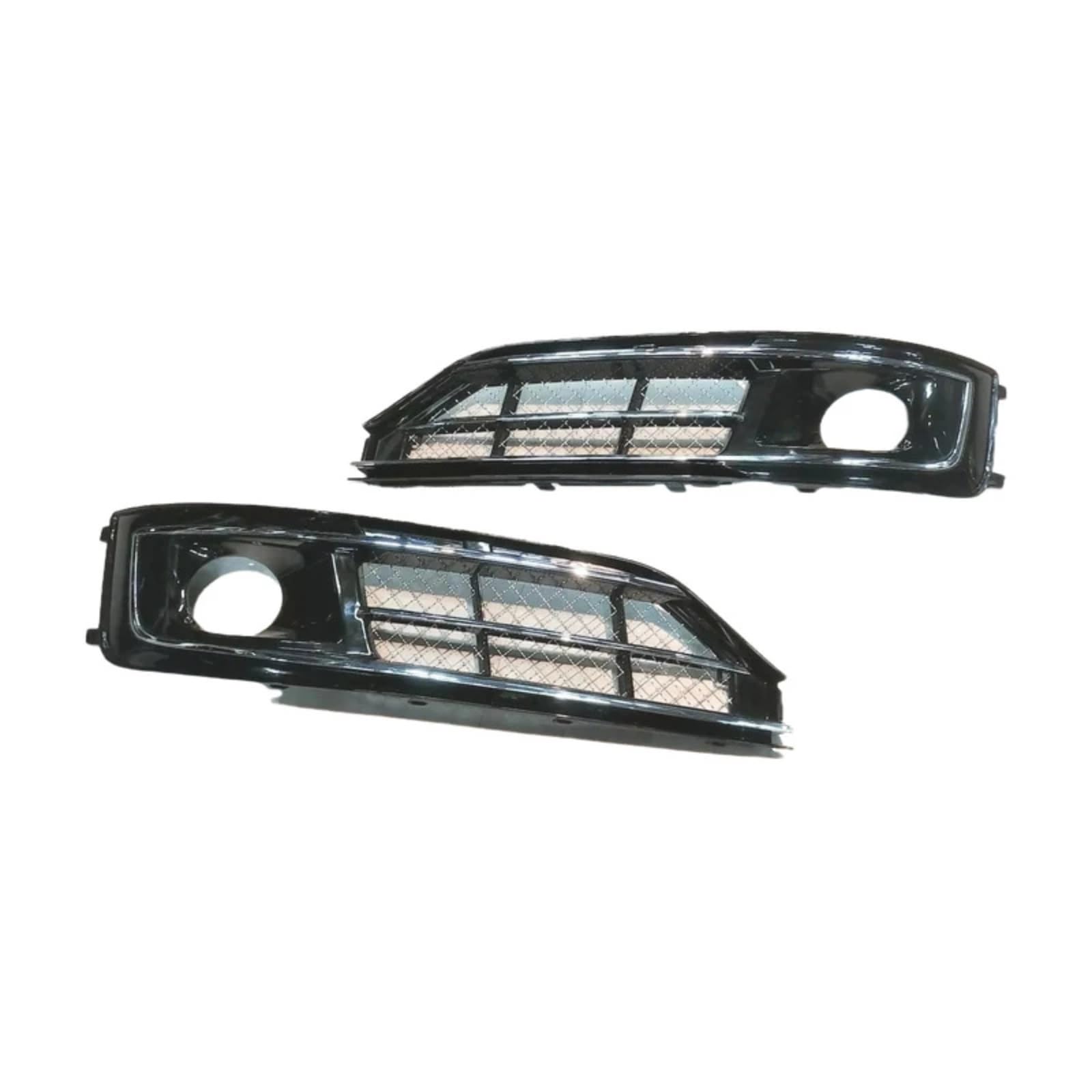 CHEFRU Kompatibel Mit A8l W12 2014 2015 2016 2017, Auto-Nebelscheinwerfer-Abdeckungsgitter, Auto-Frontstoßstange, Nebelscheinwerfer-Abdeckung, Zubehör stoßstange Grill(2PCS Left and Right) von CHEFRU