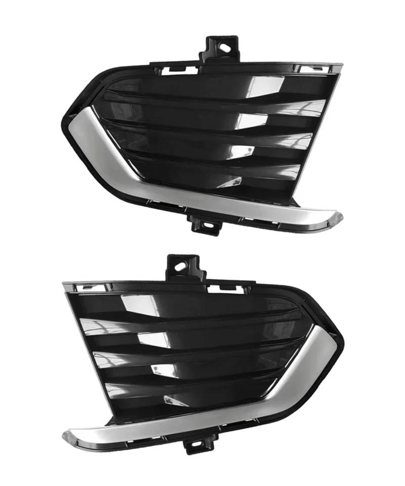 CHEFRU Kompatibel Mit Cadillac Für Xt5 2016 2017 2018 2019 2020 2021 Nebelscheinwerferrahmen Antibeschlag-Lichtschale Vorne Gitter Dekorativ stoßstange Grill(2PCS Left and Right) von CHEFRU